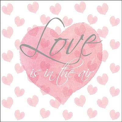 Lunch Servetten Love Letters - Ambiente - 33x33 cm