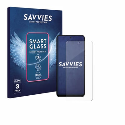 3 Stuks Savvies Screenprotector - geschikt voor Motorola Moto G35 - beschermfolie glas transparant