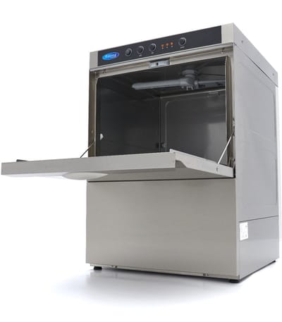 Horeca Vaatwasser - 50 x 50 cm - met Afvoer-, Glansspoel- en Zeeppomp - 230V