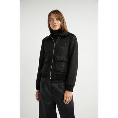 Josephine & Co Frida Jacket Black Maat: 34 | Bomberjacks Outlet | Dames | Zwart