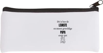 Akyol - dit is hoe de leukste en meest geweldige papa eruit ziet Etui - Vader - papa - vaderdag - cadeau - verjaardag - opa - 20 bij 9 cm