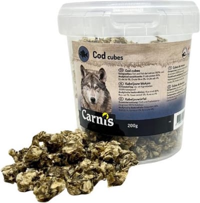 Carnis Kabeljauwblokjes in emmertje 200g