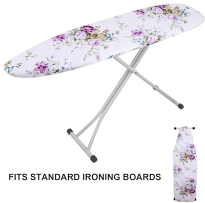 Strijkplankhoes Extra Dik Katoen met Elastisch Elastiek 137 x 38 cm