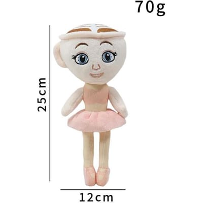 Nieuwe Tung Tung Tung Pluche Ballerina Cappuccino Baby Pop Grappige Glorbo Frutto Drillo Cartoon Zacht Knuffeldier Speelgoed Kinderen Cadeaus 1PCS