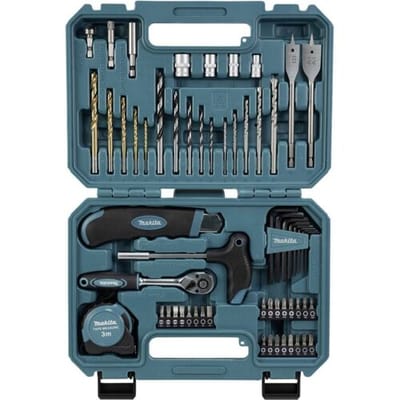 Makita E-15095 Boor- en bitassortiment 60-delig Metaal, Steen, Beton, Hout, Metselwerk 3 mm, 4 mm, 5 mm, 6 mm, 8 mm, 16 mm, 22 mm
