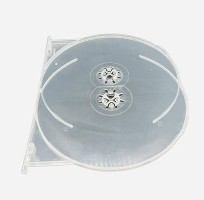 Zeynomax - DVD Cases - 5 x Amaray 2 Disc Clear Tray - Geschikt voor 14mm DVD - Voor 3 Schijven - Duurzaam en helder - Eenvoudig opbergen - Ideaal vo..