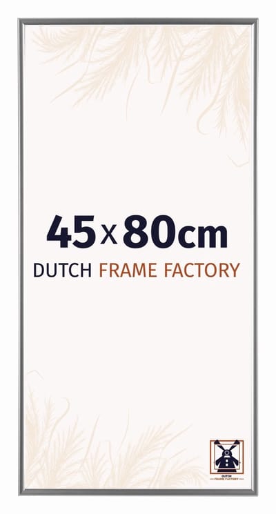Fotolijst 45x80 cm - Kunststof - Zilver Hoogglans - Easy