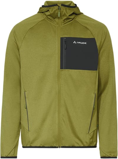 VAUDE Tekoa Fleece Jas II, Fleece Jas, Heren Outdoor Sportjassen, Niet Waterdicht, Niet Winddicht, Capuchon, Slim Fit