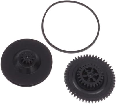 Vervangingsset Tandwiel Riem - Reparatieset CD - Apparatuur Repareren - Complete Set - 2 Delig - Zwart