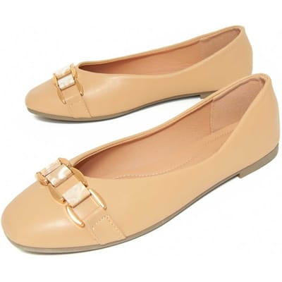Ballerine Plate Pour Femme. Montevita Lesimu 105291 37 beige