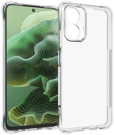 Transparant Hoesje Geschikt voor Motorola Moto G35 | Schokbestendig TPU | Back Cover | Dun | Flexibel | Shockproof | Doorzichtig
