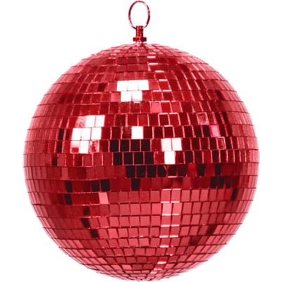 House Vitamin Christmas decoration christmas hanger discoball foam red 20x20x20cm