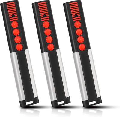 868.8MHz Draadloze Afstandsbediening voor Garagedeuren - 3 Stuks, Vervangende Transmitter, Compatibel met TX03-868-4, Ideaal voor Garagegebruik