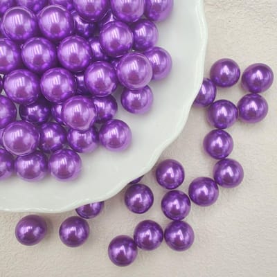 Dailygoods- Kralen Set - 100 g Niet-poreuze Kralen - 20 mm - Knutselkralen - Tussenkralen - Sieraden - 18 Kleuren beschikbaar - Kunstparels
