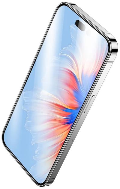 Rixus Clear HD Full Curved Edge Tempered Glass For Apple iPhone 17