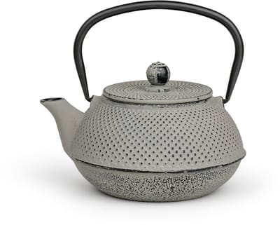 Bredemeijer - Theepot Jang 0,8L gietijzer betongrijs met filter
