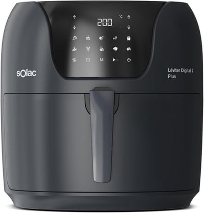 Grote Airfryer 7,4L - 1800W - Zwart - Met Touch Display en Timer