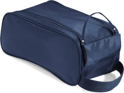 Schoenentas/reistas - donkerblauw - 9 liter - 35 x 18 x 16 cm - nylon 420D - Reis opbergtas voor een paar schoenen
