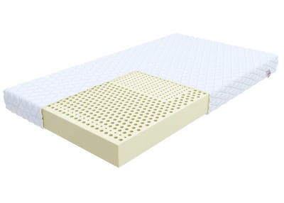 FDM® UDINE Matras 140x200 cm - Hoogte 10 cm H2 - Koudschuim Latex Matrassen - Dubbelzijdig - 7 zones - Antiallergisch