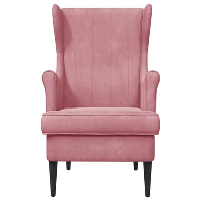 vidaXL - Fauteuil - Roze - Fluweel