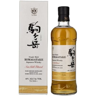 Mars Whisky Mars KOMAGATAKE Single Malt Japanese Whisky Limited Edition 2018 48% Vol. 0,7l in geschenkverpakking