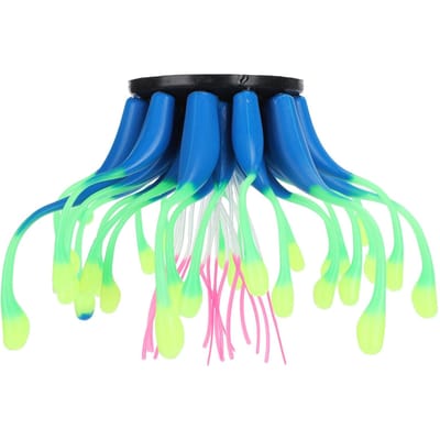Kunstmatig Koraal Siliconen Simulatie Waterplant Aquarium Vissenkom Decoratie OrnamentOranje blauw