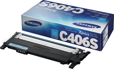 SAMSUNG CLT-C406S/ELS toner cyaan standard capacity 1.000 paginas 1-pack