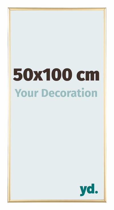 Your Decoration - Fotolijst 50x100 cm - Aluminium - Goud - Kent