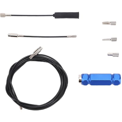 Kit d'Outil de Routage Interne de Vélo Système de Routage de Câbles Magnétique pour Cadres en Fibre de Carbone black