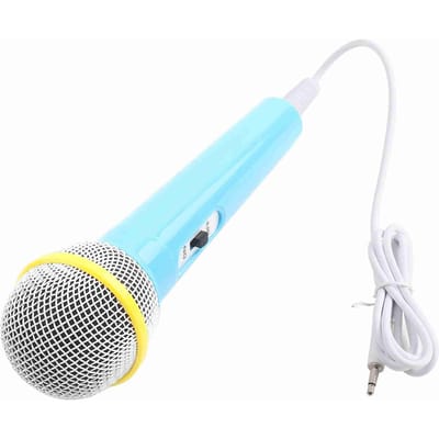 Kinderen Kinderen Microfoon Muziek Video Verhalen Vertellen Feest Microfoon voor Kinderen (Blauw) blauw