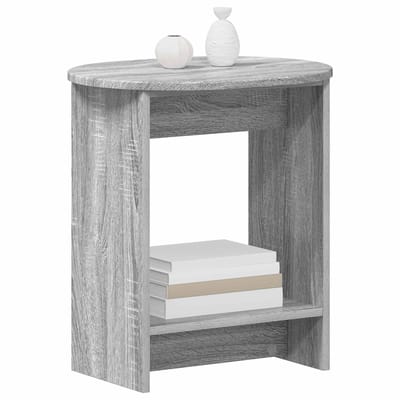 vidaXL - Bijzettafel - Grijs - sonoma - 50 - x - 39,5 - x - 55 - cm - Bewerkt - hout