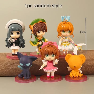 18cm Fille Magique Little18cm Œil de Cerf Rond Colline Ronde Bijingpin Modèle Anime Jolie Fille Mignonne Fille de Bureau Cadeau d'Anniversaire