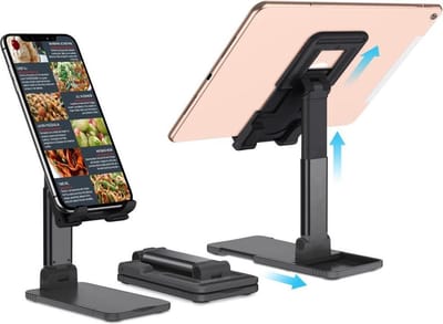 Tablet Houder - Tabletstandaard - Telefoon standaard - Tablet standaard - Universeel - Tafel Houder - Bureau Organizer - Voor Thuis en Kantoor