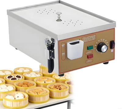 Elektrische Stoomkoker - Stoommachine Broodjes - Commercieel Gebruik - Constante Temperatuur - 2/4/6 Gaten