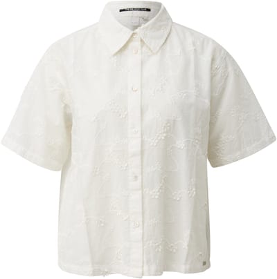 Damesblouse met korte mouwen QS Loose Fit