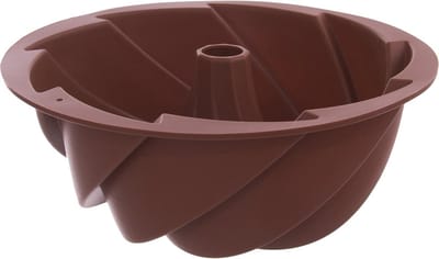 Tulbandvorm Silicone met Schoorsteen Bloem SILLINIE 23,5 cm - Tulband Bakvorm