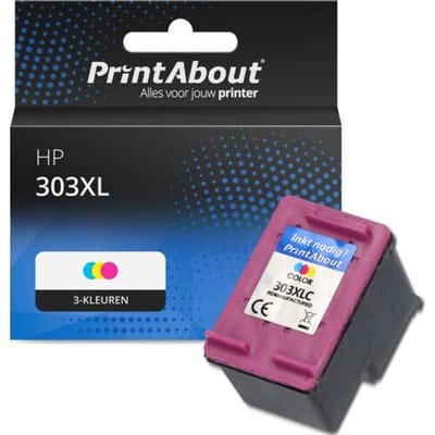 PrintAbout Inktcartridge 303XL (T6N03AE) 3-kleuren geschikt voor HP