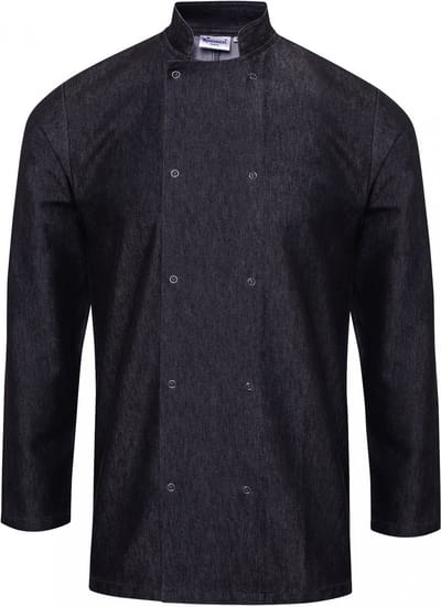 Schort/Tuniek/Werkblouse Unisex XXL Premier Black Denim 60% Katoen, 40% Polyester