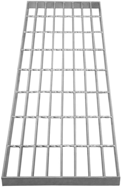 Zwaar Verzinkt Rooster Paneel 80x27cm - 4mm Dikte Metaal - Draagkracht 216kg