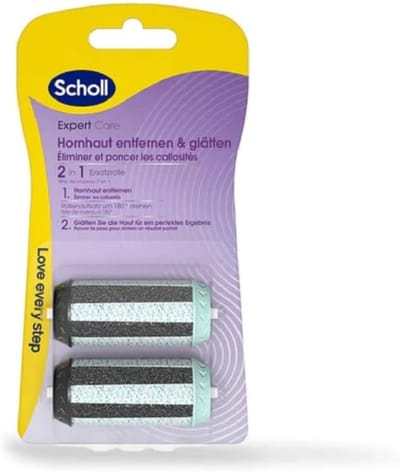 2-in-1 Reserverol voor het Verwijderen en Gladmaken van Eelt - Navulling voor Elektrische Voetvijl