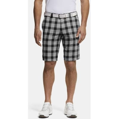 Meyer Bermuda B-St. Andrews Check Organic Cotton Zwart / male