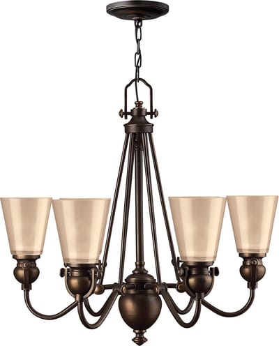 Kroonluchter - Steady Lighting - Metaal -  - E14 - L: 36cm - Voor Binnen - Woonkamer - Eetkamer - Geel