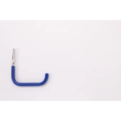 Mottez muurhaak opberghaak geplastificeerd 20 cm - Blauw - Anti-slip | Wandmontage