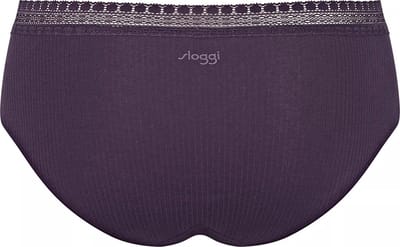 Sloggi Go Ribbed Dames Hipster 2-Pack Blueberry
