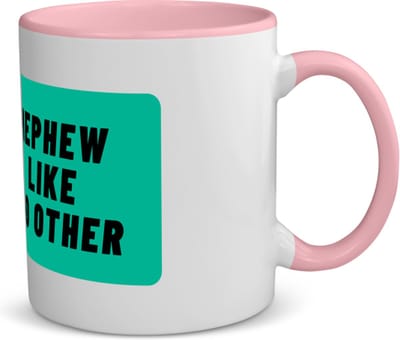 Akyol - nephew like no other koffiemok - theemok - roze - Neef - geweldige neef - niemand anders - verjaardag - cadeau - kado - bedankje - geschenk - 350 ML inhoud