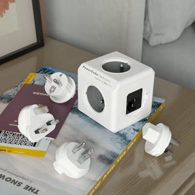 DesignNest PowerCube ReWirable - USB - FR - Grijs