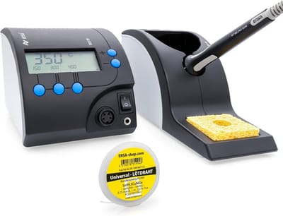 Soldeerstation 80W - Soldeerbout set - Elektronica reparatie - Snelle opwarming LCD - 150-450 graden - Zwart