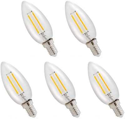 Spectrum LED Lamp E14 1W 230V - 120 Lumen - 4000K Neutraal wit - Natuurlijk licht - Energiezuinig - 5 stuks