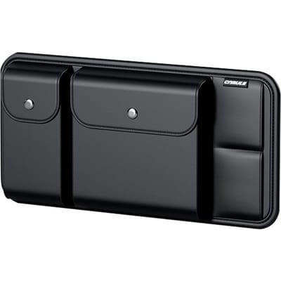 Auto Zonneklep Organizer Multifunctionele Zonnebrilhouder Leer Interieuraccessoires voor Auto