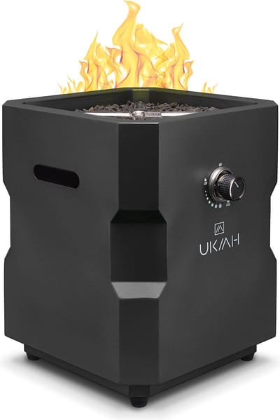 Ukiah Tailgater X Vuurkorf – Compacte Draagbare Terrashaard - Buitenhaard - Tuinhaard - Hoogwaardige Kwaliteit - Gas Vuurkorf